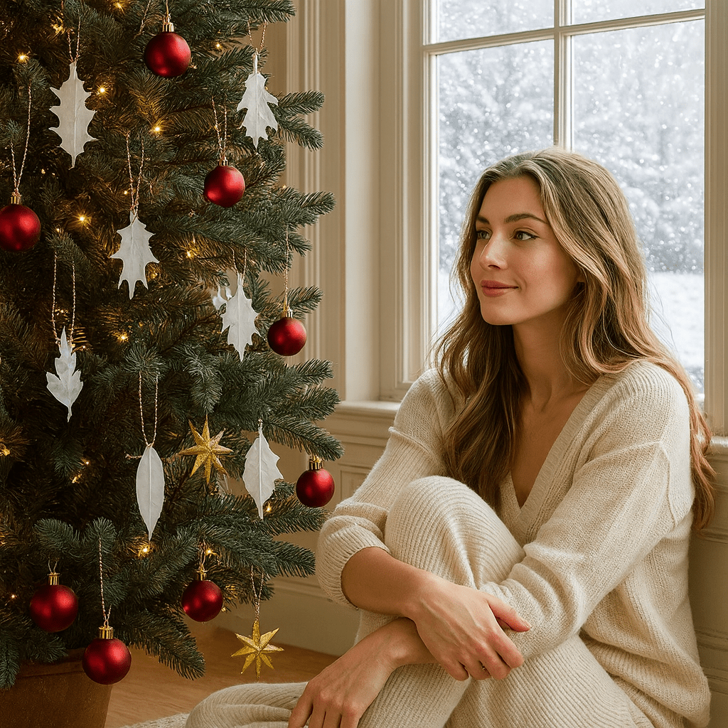 Christmas Ornament Set – White - HEJI Rituals | Luxury Healing Space