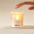 Solar Ritual Candle Lamp – Crystal Cube LED Candle - HEJI Rituals | Luxury Healing Space